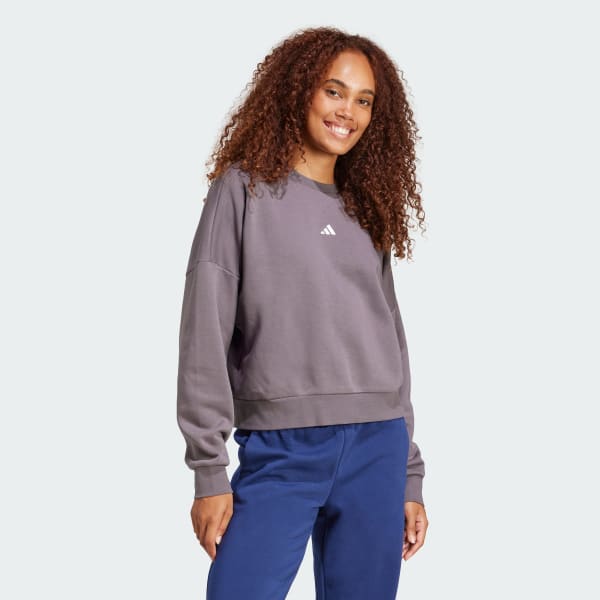 Grey Essentials Small Logo Feelcozy Sweatshirt