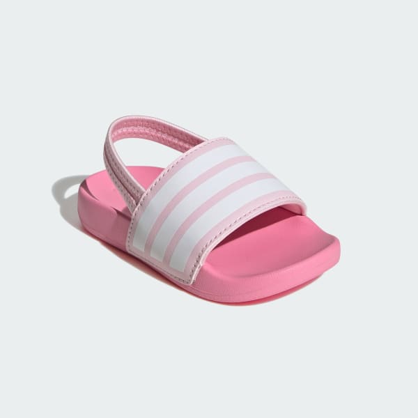 Rose Claquette Adilette Estrap Enfants