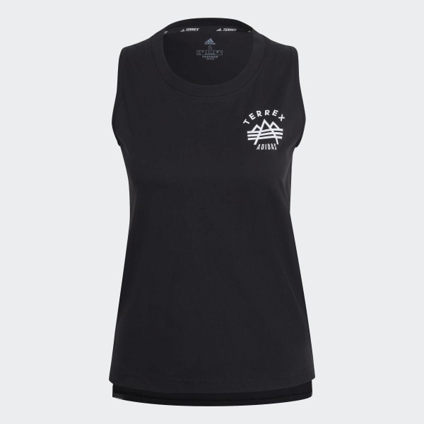 Black Terrex Graphic Tank Top T1755
