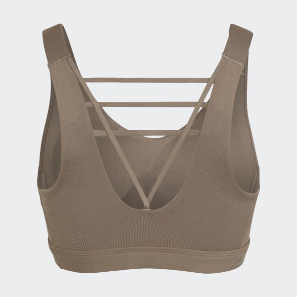 Marrom Top Médio Suporte CoreFlow Luxe N0667