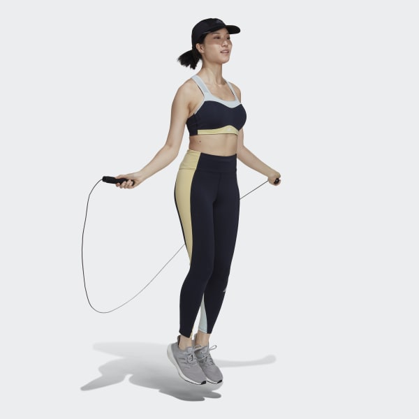 Μπλε adidas TLRD Impact Training High-Support Bra NQ206