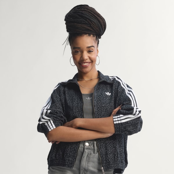 Siyah FIREBIRD OVERSIZED AOP DENIM CEKET