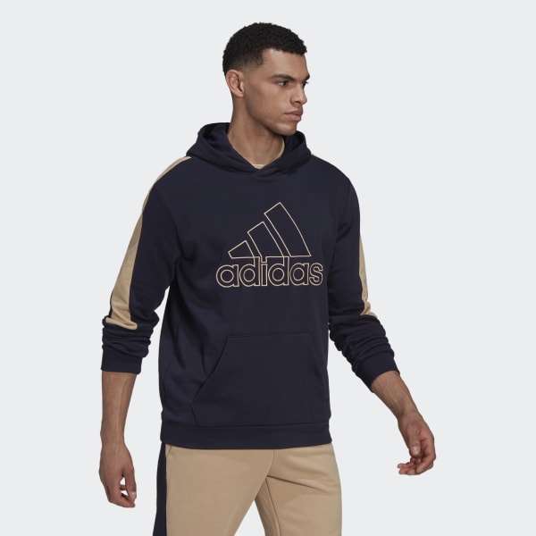 modrá Mikina Future Icons Embroidered Badge of Sport LA464