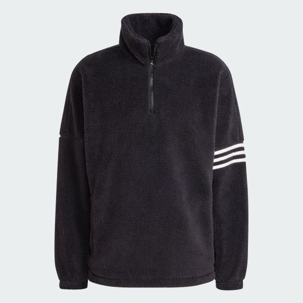 adidas Neuclassics Polar Fleece 1 2 Zip Sweatshirt Black adidas Thailand