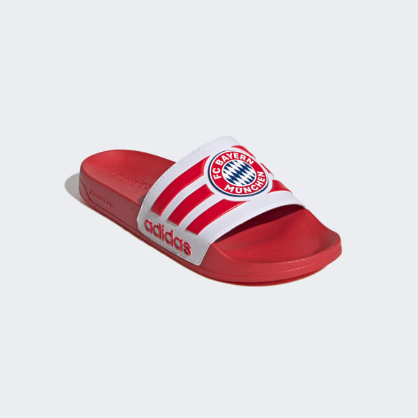 Red Adilette Shower Bayern Munich Slides