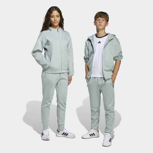 adidas Z.N.E. Full-Zip Hooded Track Jacket - Green | Free Shipping