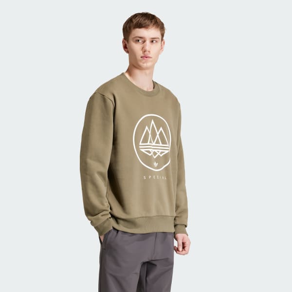 Green Mod Trefoil Sweatshirt