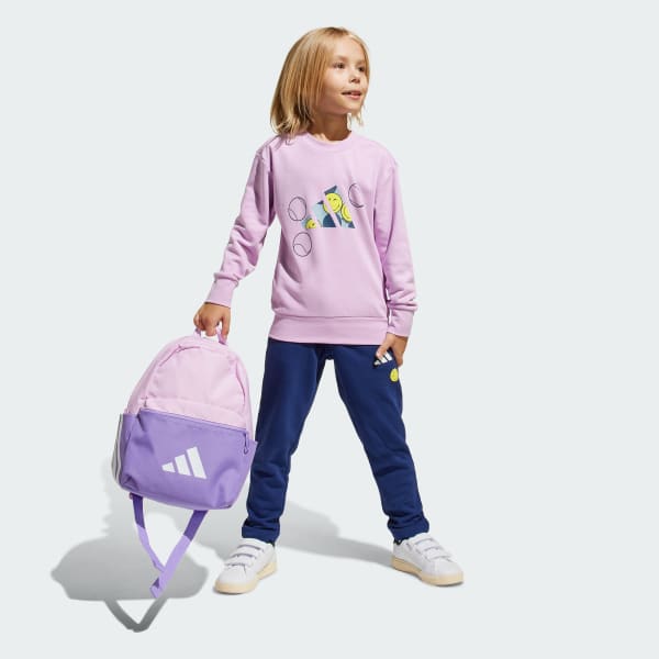 Ungu Setelan Jogger Anak adidas x Smileyworld