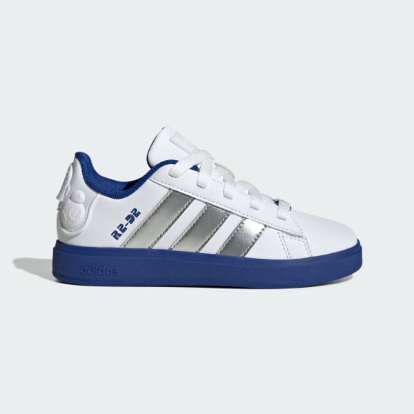 White ADIDAS STAR WARS GRAND COURT 2.0 SHOES KIDS