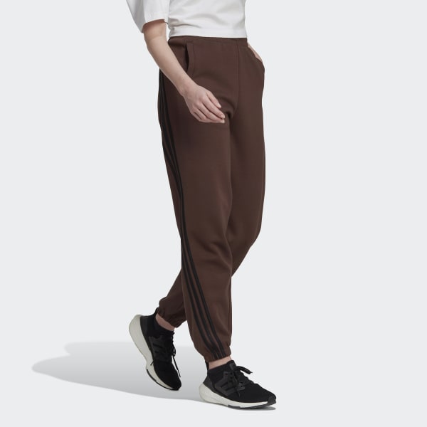 Brown Future Icons 3-Stripes Pants RT109