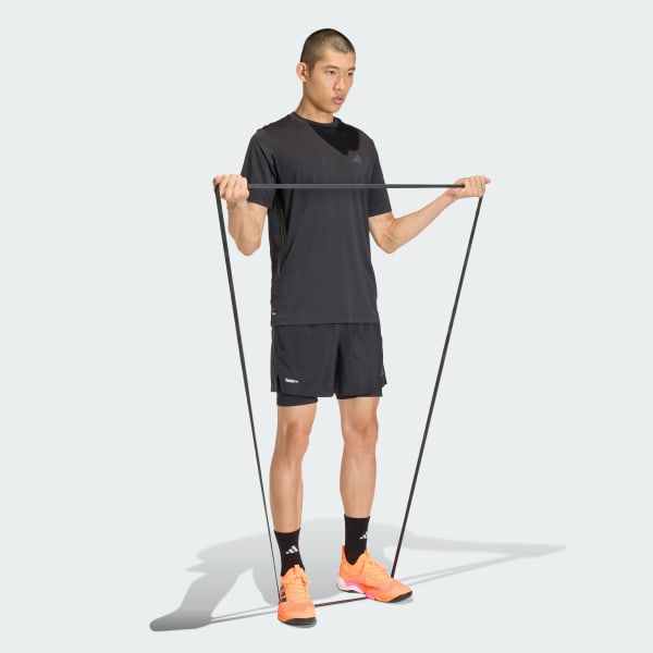 Negro Shorts TECH ESSENTIALS WORKOUT 2 en 1