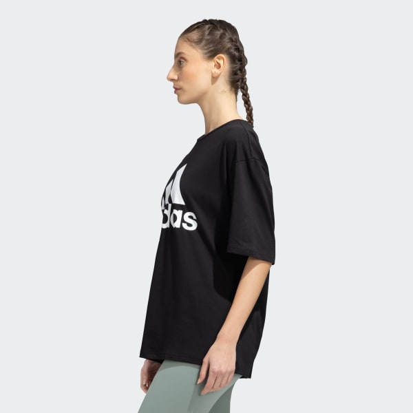 Black BIG LOGO BOYFRIEND TEE