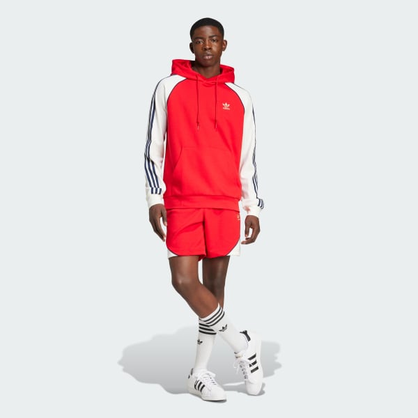 Red Colorblocked SST Hoodie