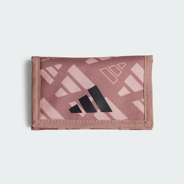 Pink Linear Print Wallet