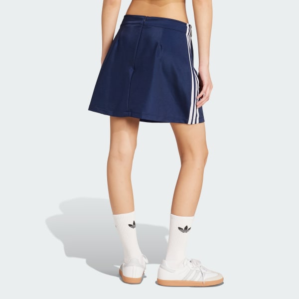 Niebieski Spódnica Adicolor 3-Stripes Mini