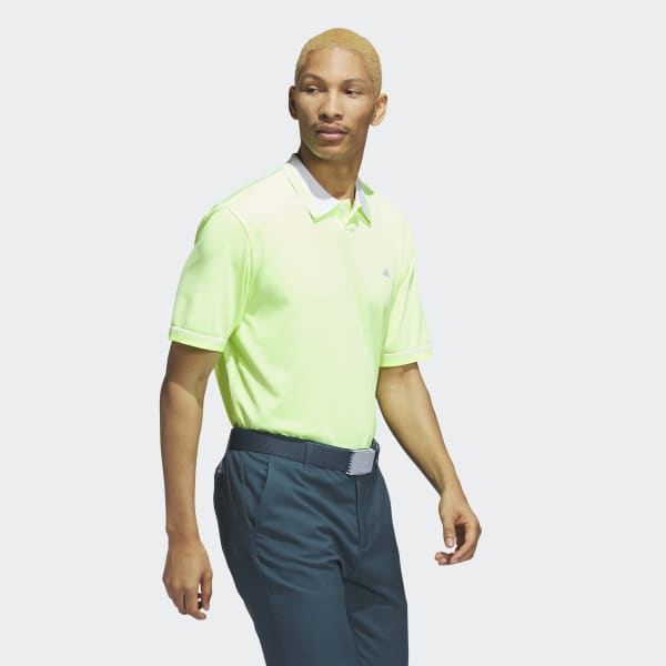 adidas Ultimate365 Tour PRIMEKNIT Golf Polo Shirt - White | Men's
