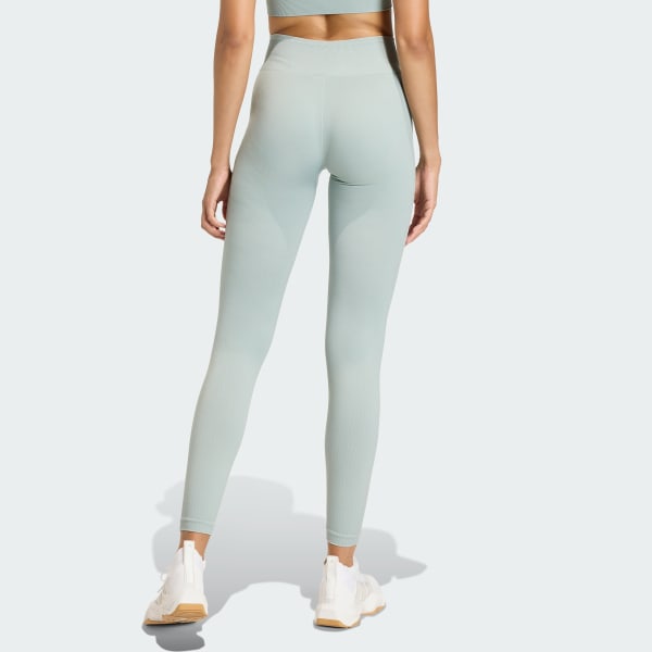 Green Workout Essentials Full-Length Knit Leggings