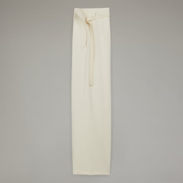 White Y-3 Classic Sport Uniform Stretch Formal Pants TA868