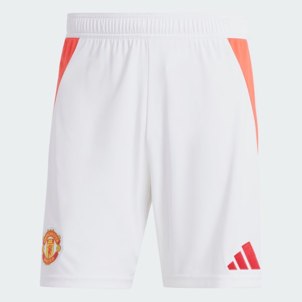 Branco Calções Principais 24/25 do Manchester United