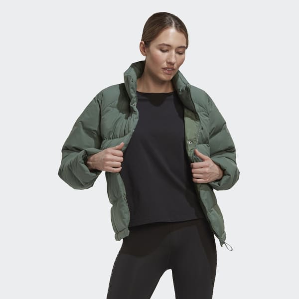Green Helionic Relaxed Down Jacket BT063