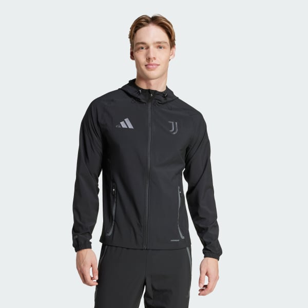 cerná Juventus Tiro 25 Competition Vis Tech Travel Jacket