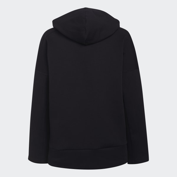 Noir Sweat-shirt à capuche Mission Victory  Doubleknit Loose Sport