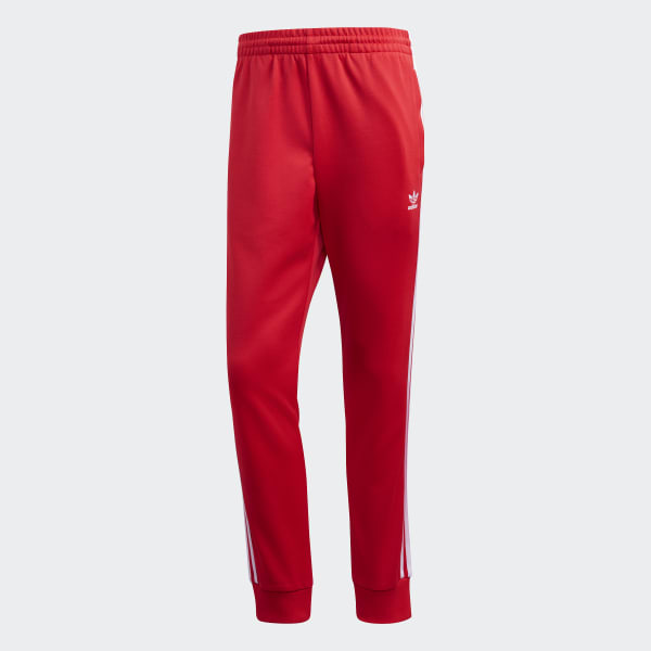 pantalon adidas rouge