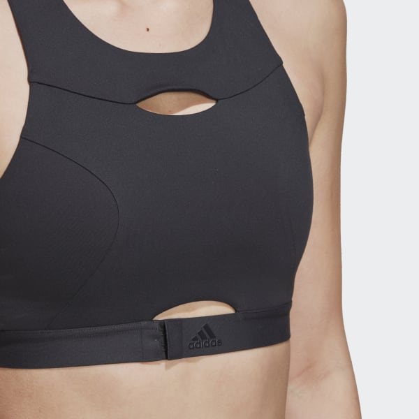 Gri Powerimpact Luxe Training Medium-Support Sporcu Sütyeni MBH00
