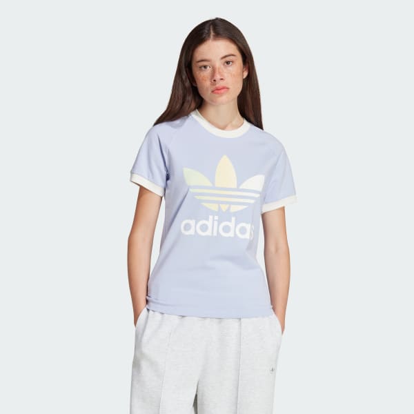 Purple Gradient Trefoil Cali Tee