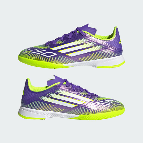 シューズ adidas F50 League Indoor adidas F50 League Indoor Cleats - Purple | Free Shipping