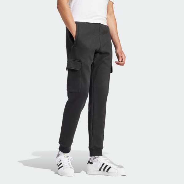 adidas Originals Essentials slim fit track pants in black