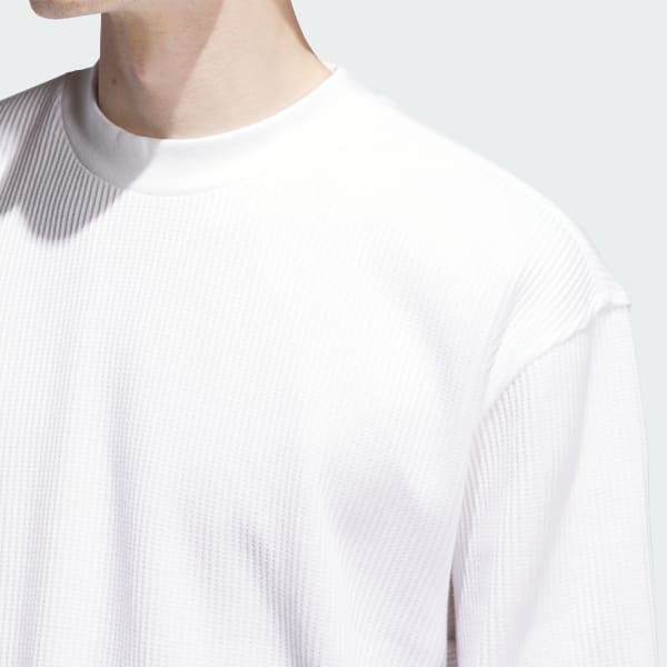 Skateboarding Waffle Knit Long Sleeve Shirt