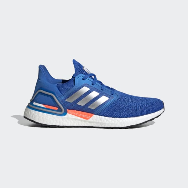 adidas blue sports shoes