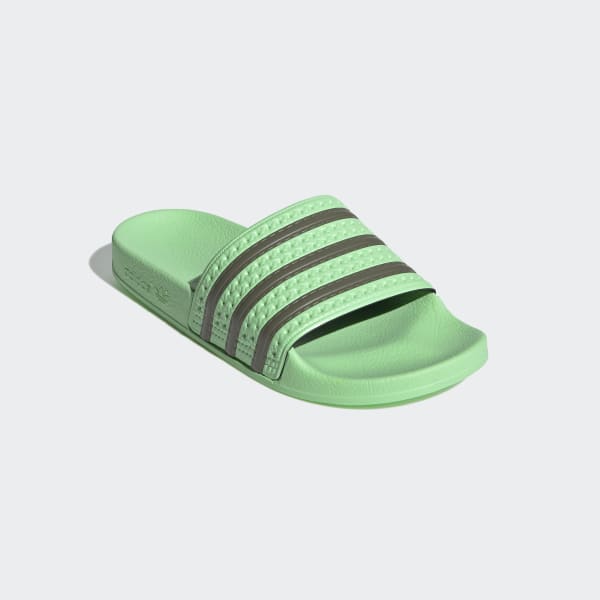 adidas adilette slides green