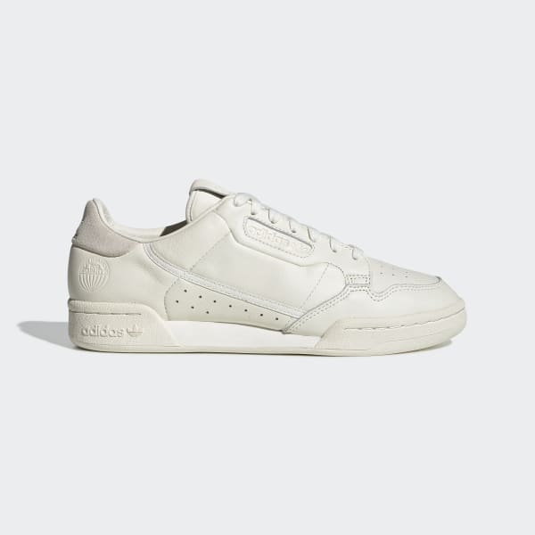 adidas originals continental 80's trainers in off white