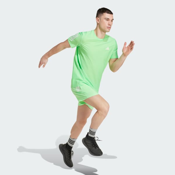 Green Own the Run Tee