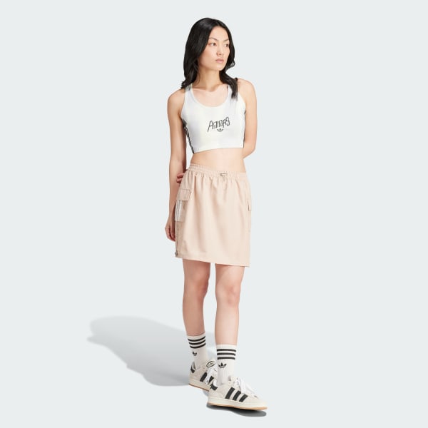 Bezowy Spódnica Short Cargo