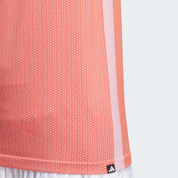 Czerwony Ultimate365 Tour Sleeveless Primeknit Polo Shirt