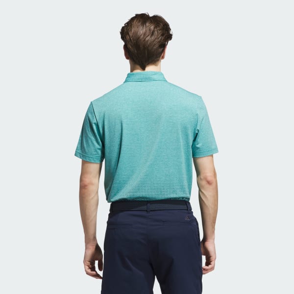 Groen Go-to Rise Print Poloshirt