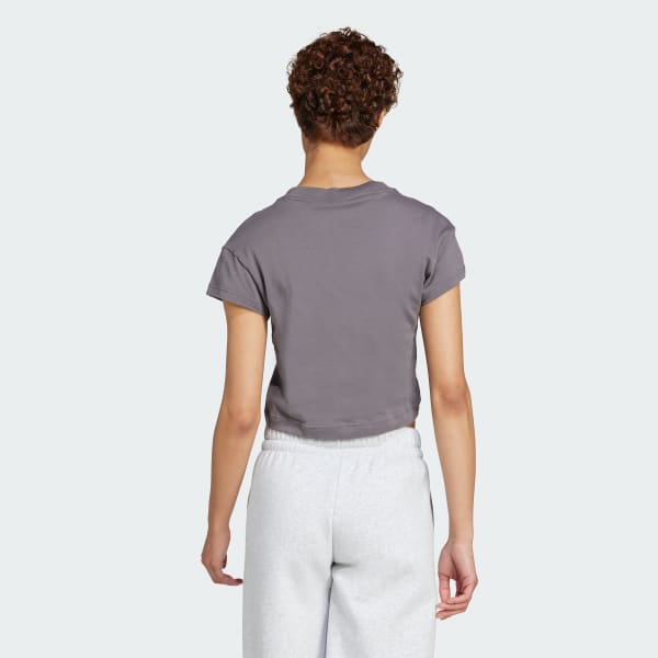 Grey Future Icons Small Logo Baby Tee