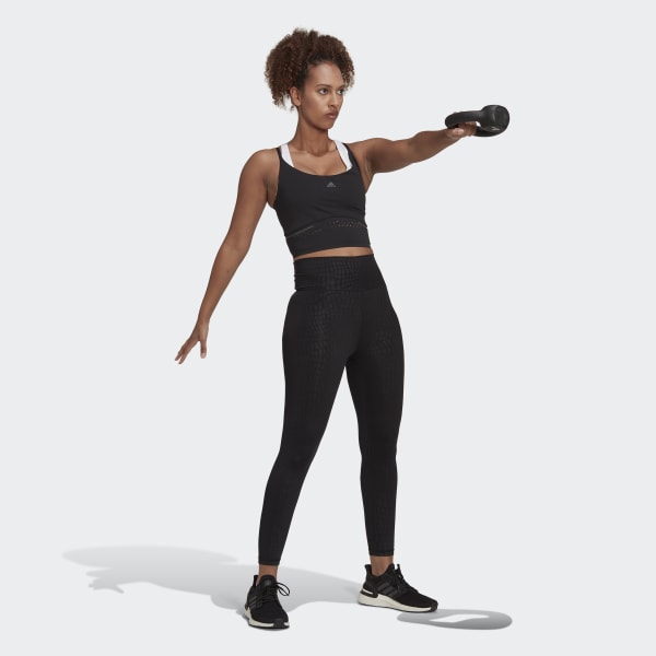 Black HIIT 45 세컨드 크롭 탱크탑 LBS81