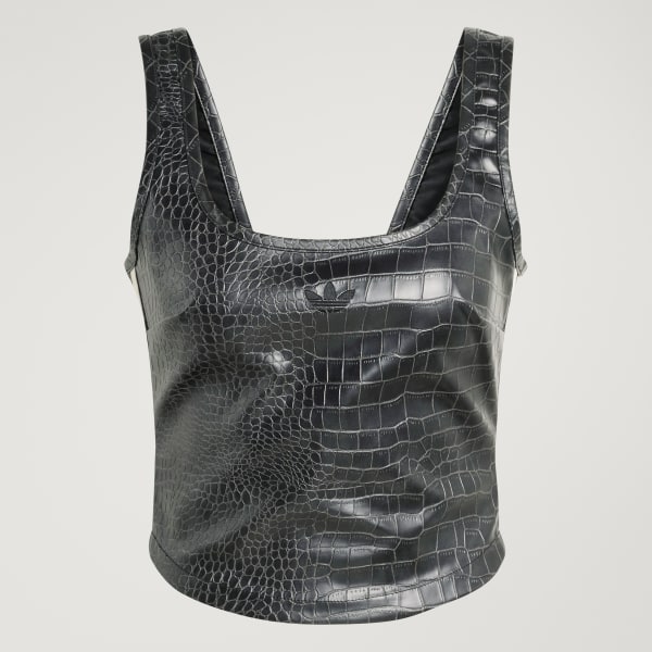 Sort PLEATHER KORSET