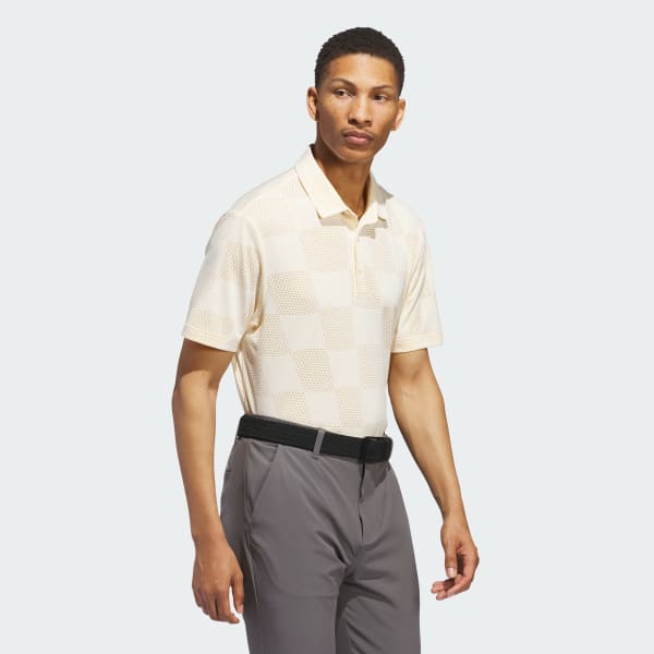 Beige Ultimate365 Textured Polo Shirt