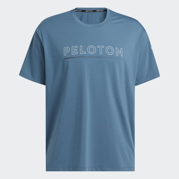 Blue adidas x Peloton Short Sleeve Tee (Gender Neutral)