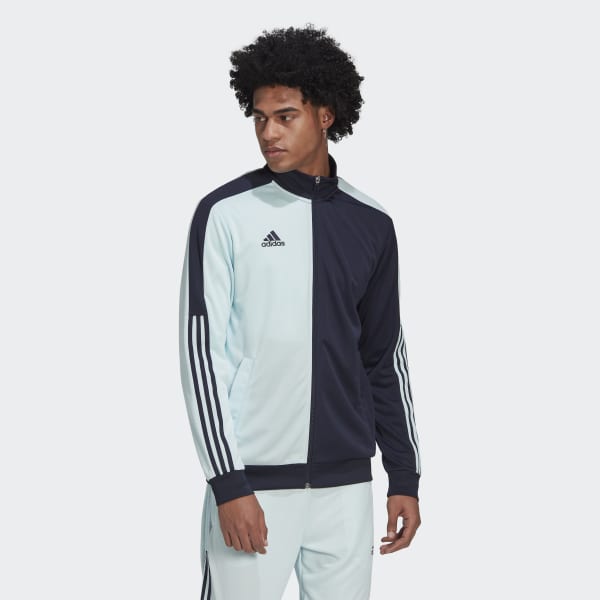 Blau Tiro Track Half & Half Jacke VS407