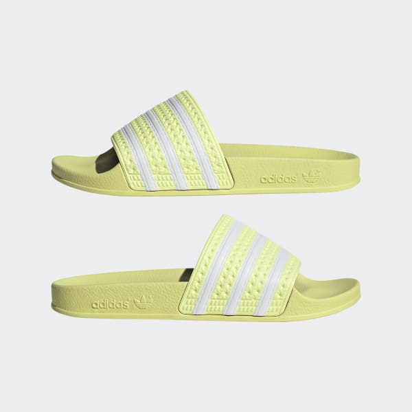 Adilette hot sale slides yellow