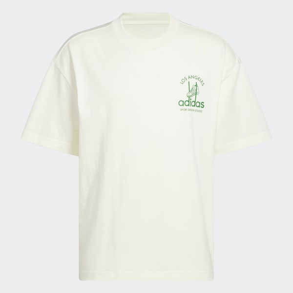 Tシャツ・カットソー adidas Sports Design Studio Java Graphic Tee Ivory Green JN6 adidas_Sport_Design_Studio_Jab