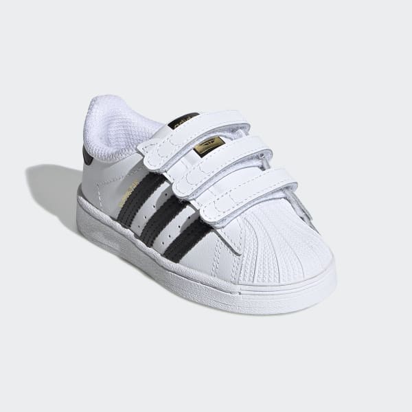 Chaussures Superstar blanches et noires pour enfant | adidas France