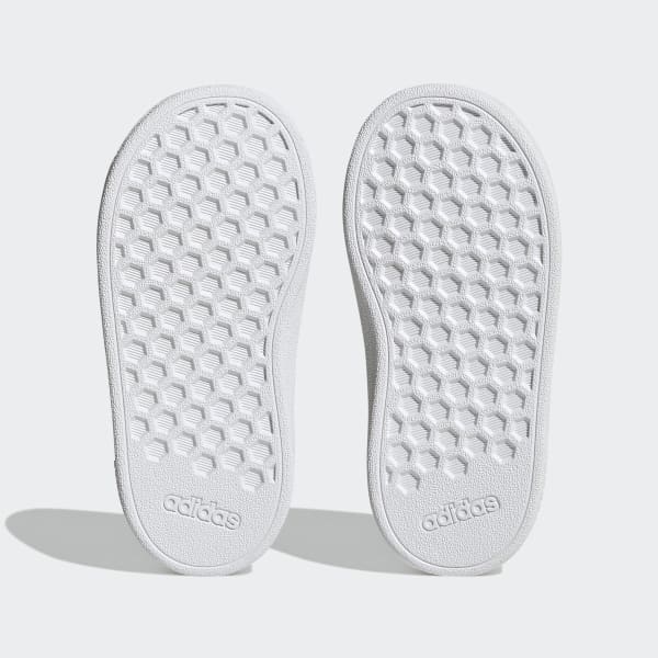 White Grand Court Lifestyle Hook and Loop Shoes