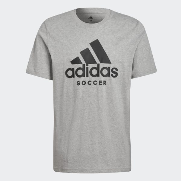Grey Soccer Logo Tee V8955